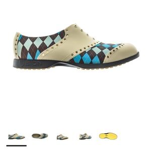 Biion Footwear, Oxford, Argyle NWT, sz 7